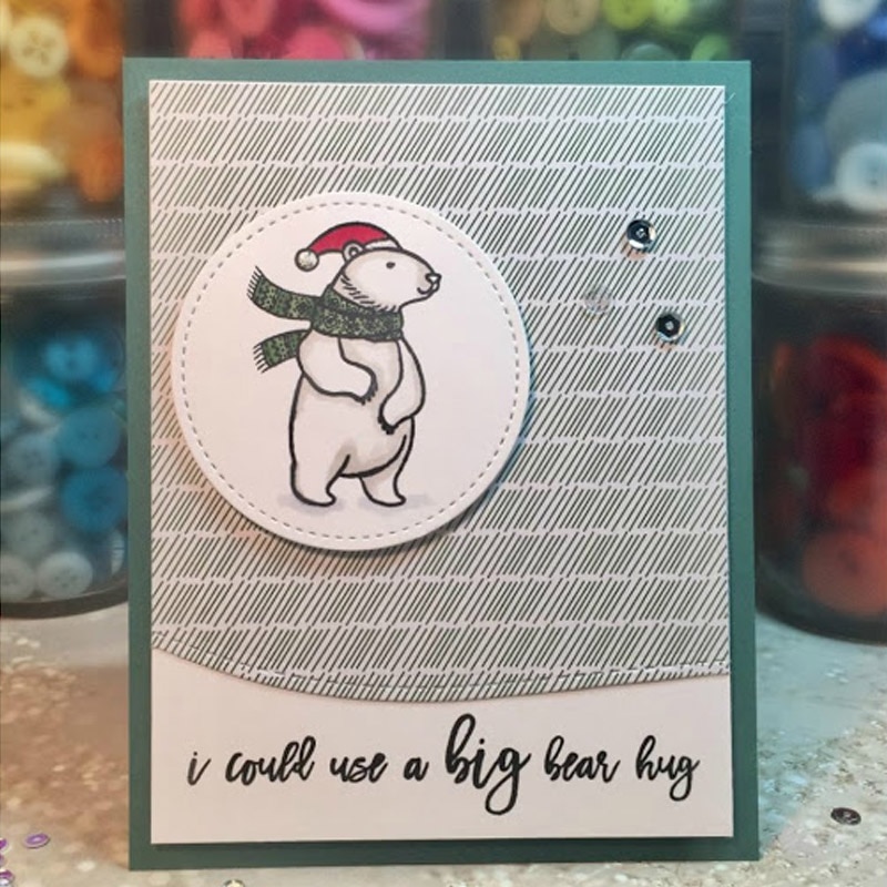 Animal Polar Bear Clear Stamps for Scrapbooking Card Making Silicone Craft Stamps Transparent