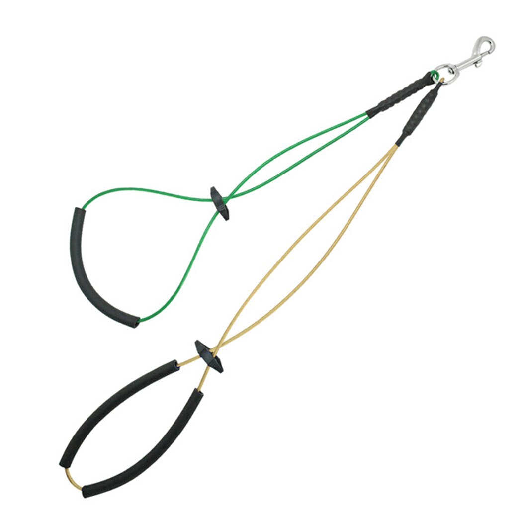 Bijtvaste stalen draad huisdier heuphouder hondentrimmer lus armbevestiging voor kleine grote honden zachte rubberen gevoerde lijn