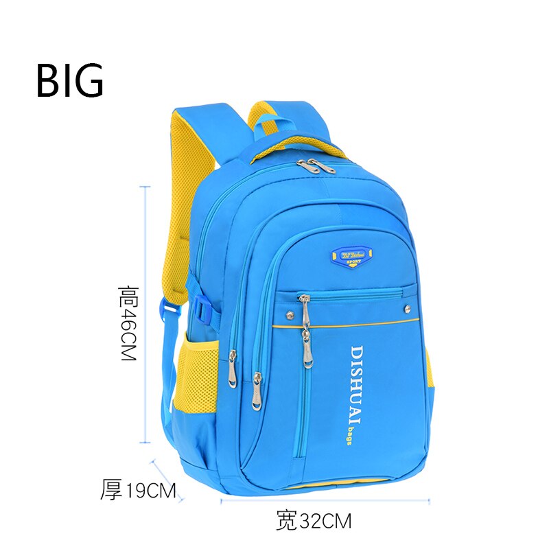 Kinder Schule Taschen für Jungen Kinder Schul Mädchen Wasserdicht Wear-resistant Ultra-licht Nylon Grundschule Rucksack Kind