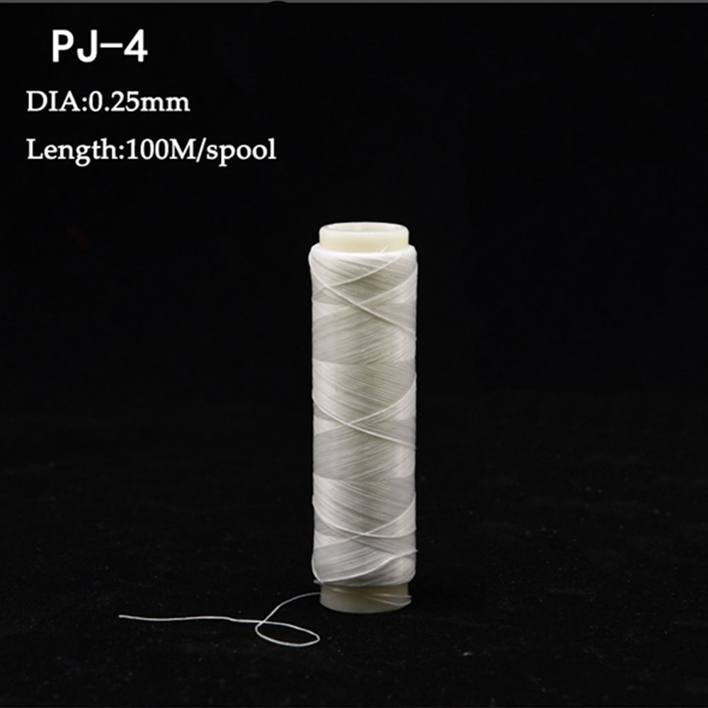 Fiskesnøre super power fiskesnøre wire pe nylon line stærk fisketråd krystal tråd monofilament lystfiskeri: Pj -4