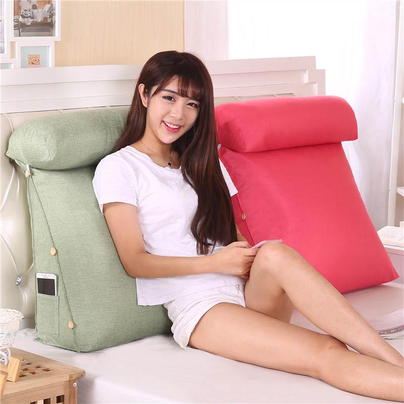Cojín Lumbar para sofá, almohada de respaldo para cama, silla de oficina, soporte de cintura, tumbona, TV, lectura, decoración del hogar