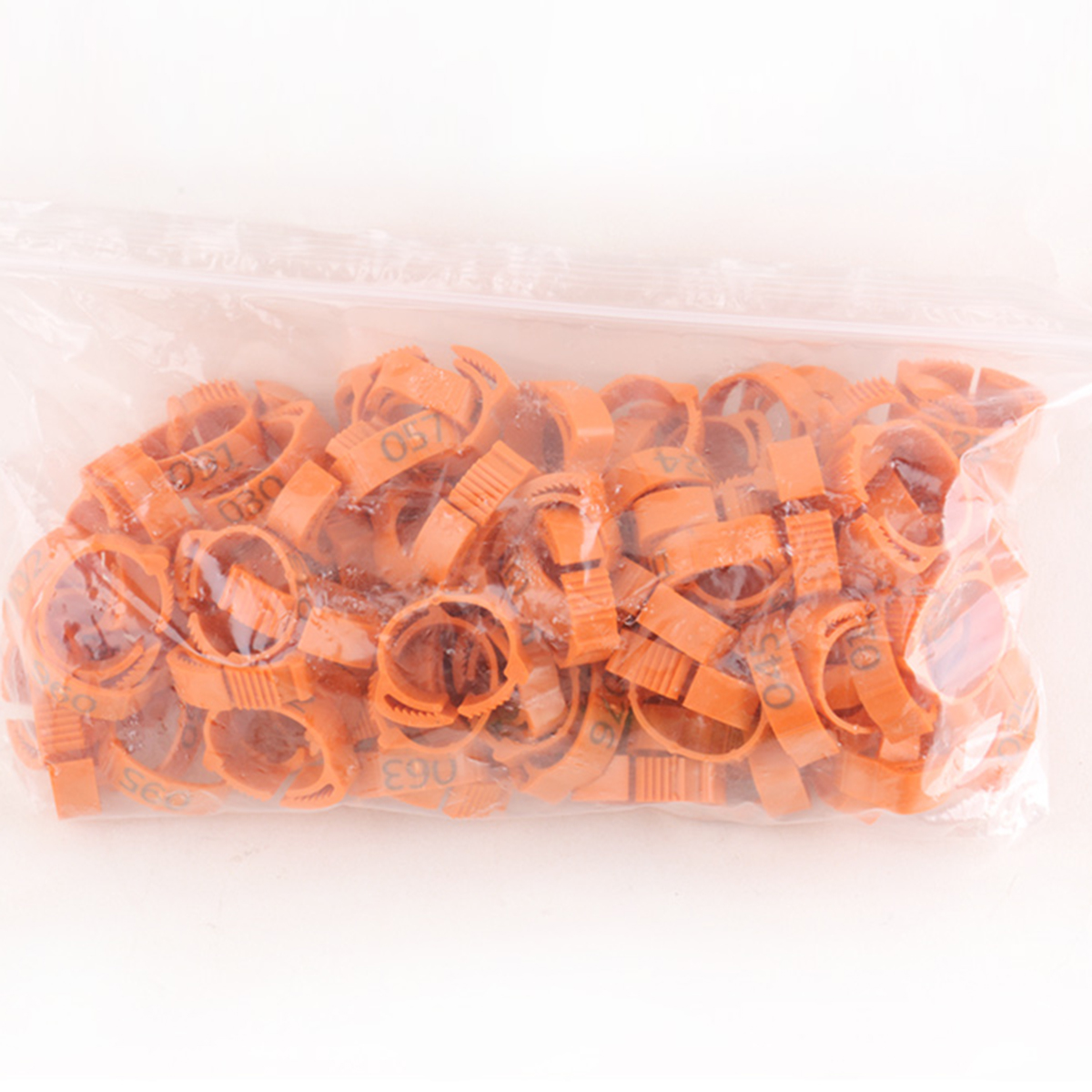 100 Pcs 20/24/27mm Identify Ring Carrier Pigeon Training Supplies Leg Number Bird Bands for Pigeon Chicks Bantam Chicken