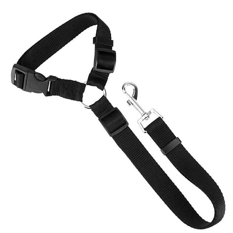 Adjustable Practical Dog Cat Pet Safety Car Seat Belt Lead Pet Car Safety Belt Harness Leash Travel Clip Strap