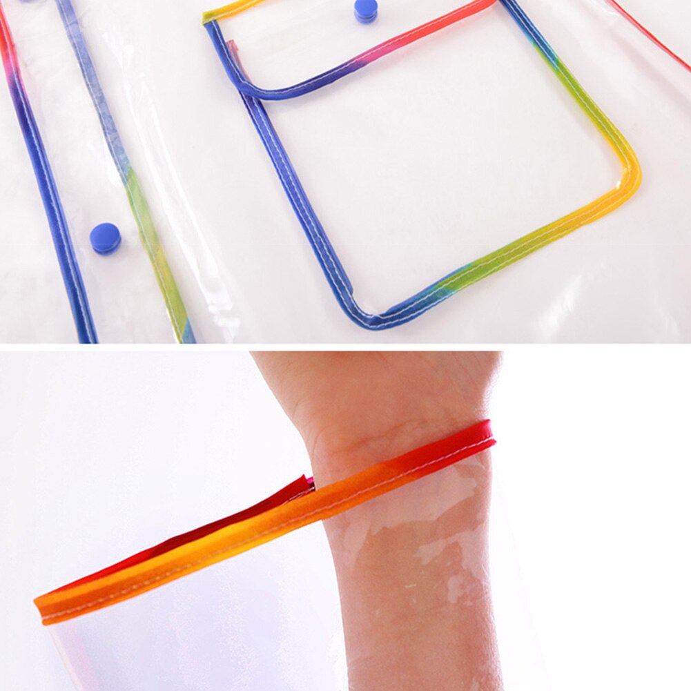 Imperméable en plastique Transparent épais pour femmes, nouvelle , vêtements de pluie de voyage, Poncho pour adultes, manteau de pluie d'extérieur