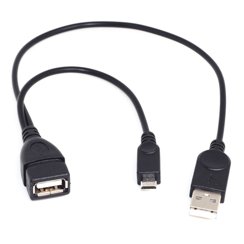 Micro USB 2.0 5 Pin Host OTG Kabel adapter Met USB Power Voor Mobiele Telefoon Tablet PC mobiele telefoon externe U disk reader kabel