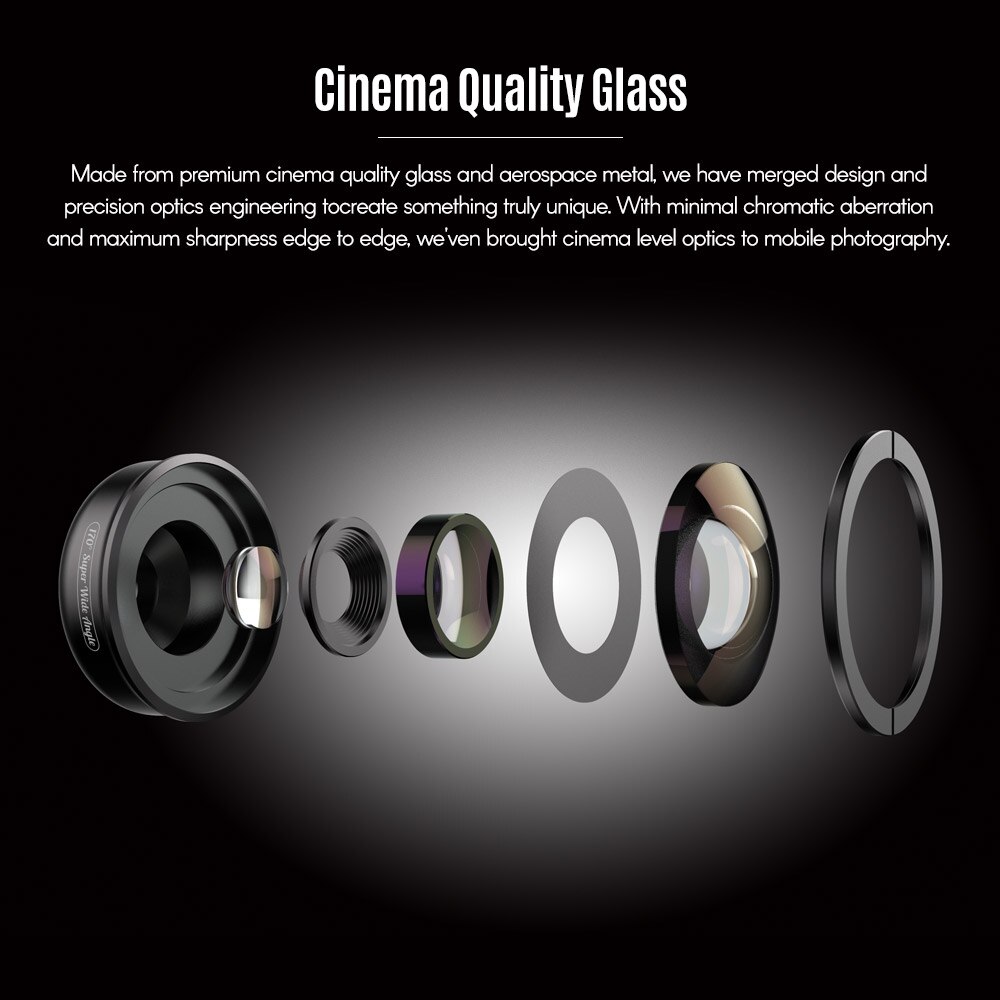 APEXEL 170 lente súper gran angular para doble lente de Smartphone de una sola lente para iPhone Samsung Galaxy Huawei Smartphones