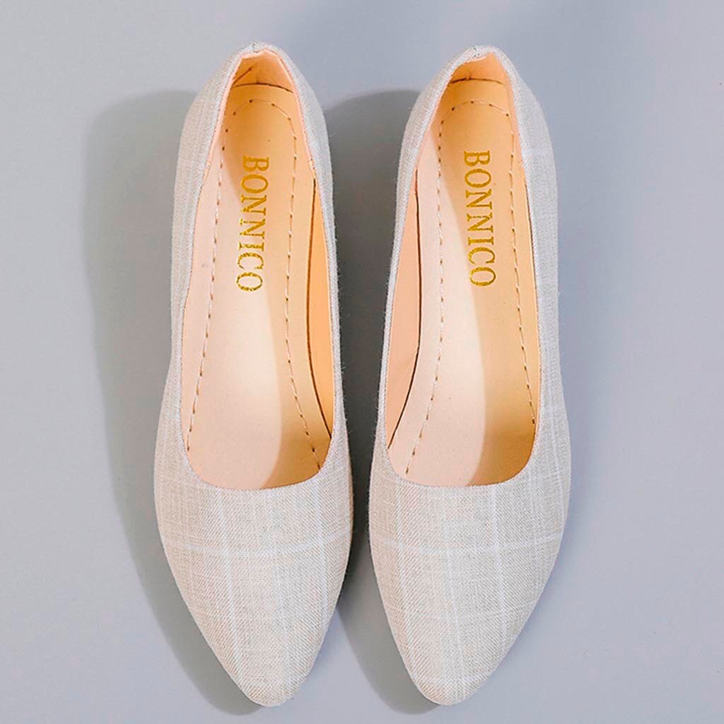 Women Flats Slip on Flat Shoes Candy Color Woman Boat Shoes Black Ladies Ballet flats shoes