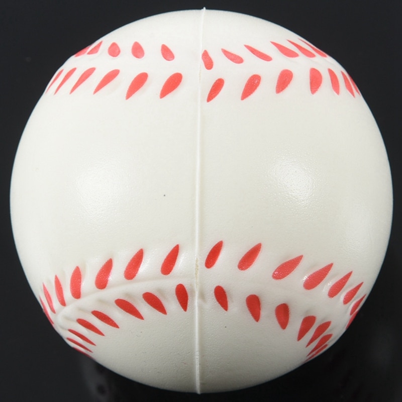 White Baseball Stress Ball