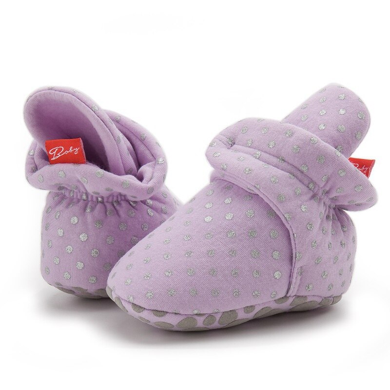 0-18m infantil do bebê meninas botas de neve inverno quente do bebê meninos sapatos de impressão berço de pelúcia tornozelo botas primeiro andando sapatos: Z / 13-18M