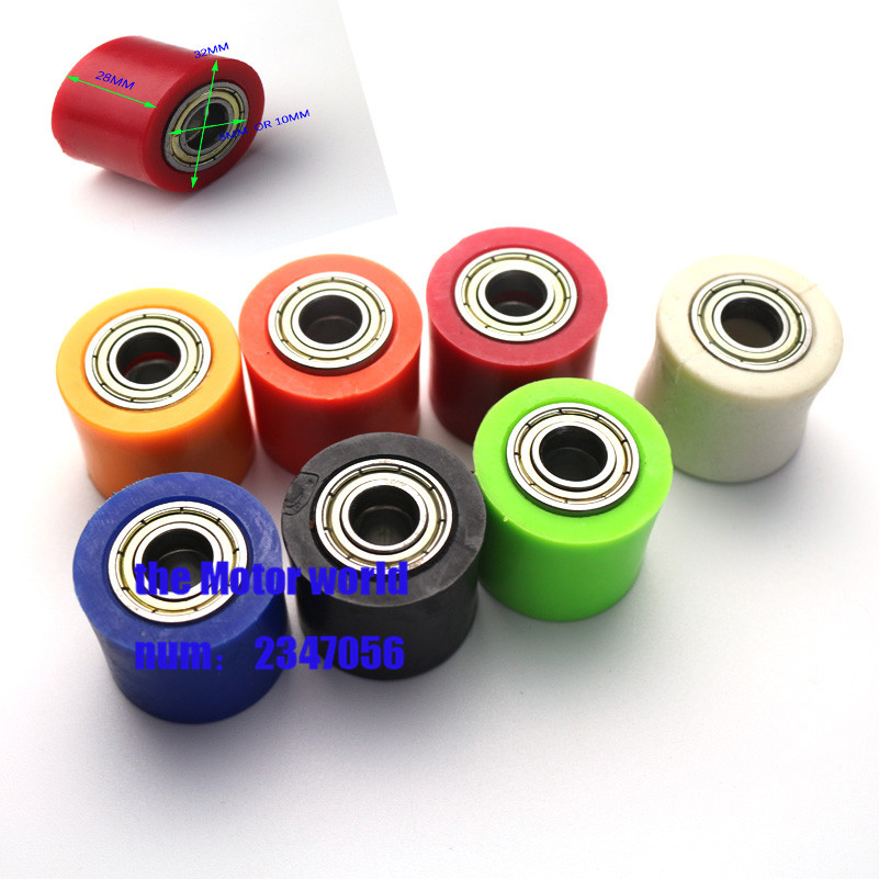 8mm 10mm Chain Roller Tensioner Pulley Wheel Guide For YZF KTM RMZ KLX CRF 80 250 150 250 450 Motorcycle Motocross Pit Dirt Bike