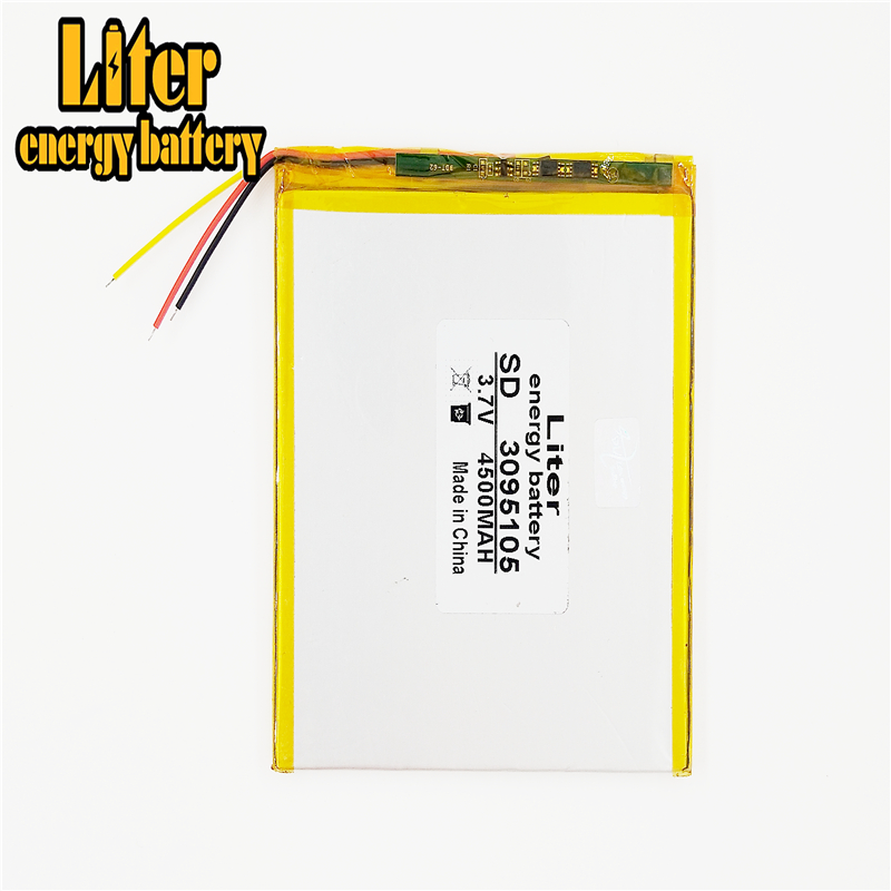 3 linie Polymer lithium-batterien 3,7 V 4500mAh 3095105 Für 7 inch 9 inch 12-zoll Tablet PC
