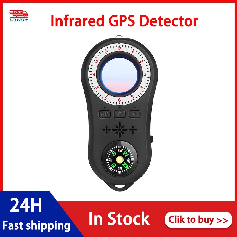 S100 Infrared GPS Detector Camera Detector GPS GMS Finder Tracker Scanner Wireless Alarm Detector Anti Candid Camera Detector