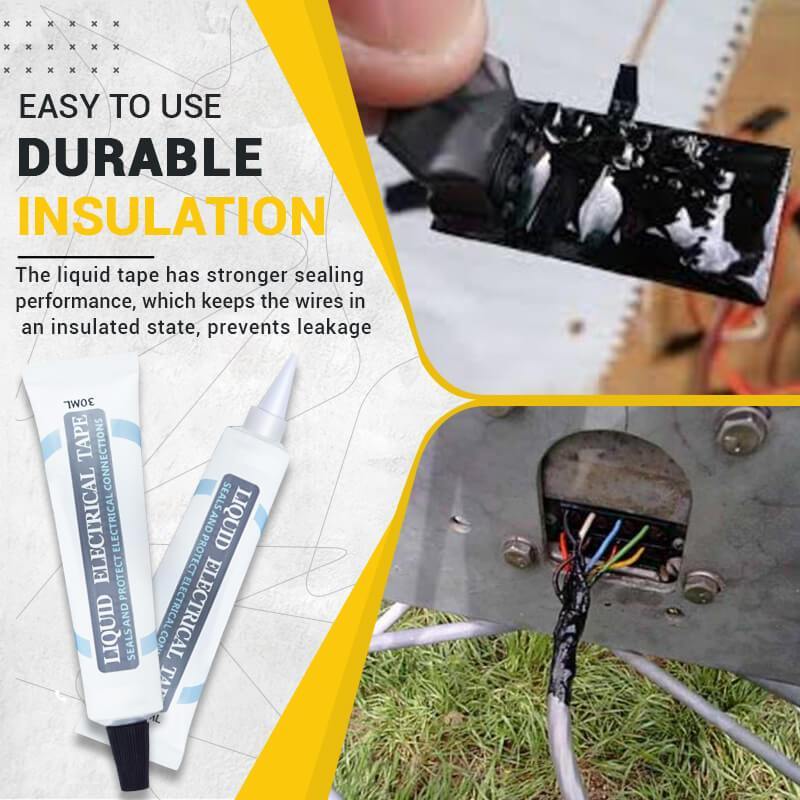 30ml bandă izolatoare lichidă reparare cauciuc sârmă electrică înveliș cablu linie fixă lipici sigiliu impermeabil pastă rezistentă la temperatură