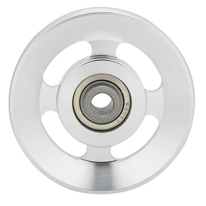 90mm/115mm puleggia Fitness in lega di alluminio accessori per palestra di casa parte accessorio per allenamento della forza di esercizio: WHITE