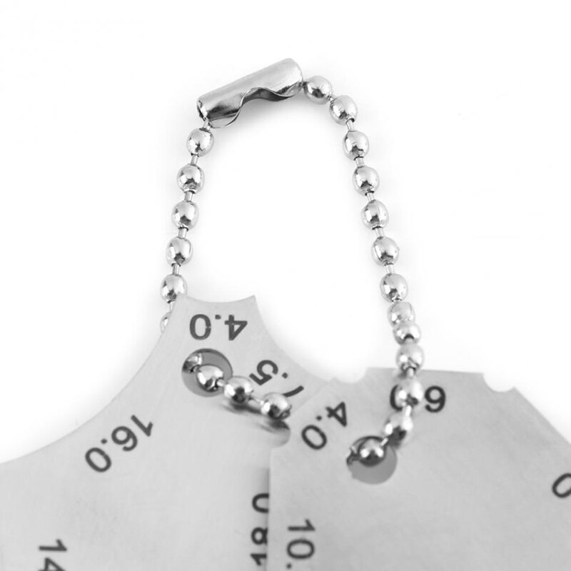 Two-piece Welding Gauge Fillet Weld Tee Joint Welding Throat Depth Leg Length Gauge Ruler weld leg depth gauge /