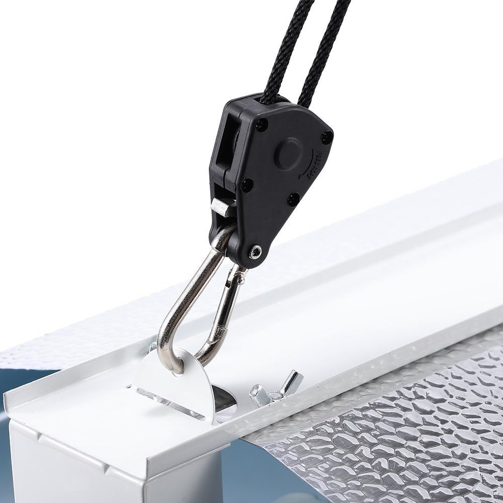 2 teile/satz 1/8 zoll Seil Ratsche mit Verstärkten Metall Getriebe Aufhänger Einstellbare Schwere Seil Ratsche Aufhänger mit 150lb Kapazität