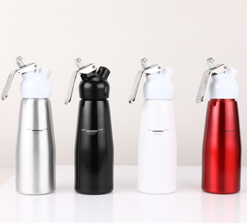 B ARS Slagroomdispenser Roestvrijstalen slagroomspuit Slagroom Schuim Whipped Cream Dispenser 500 ml