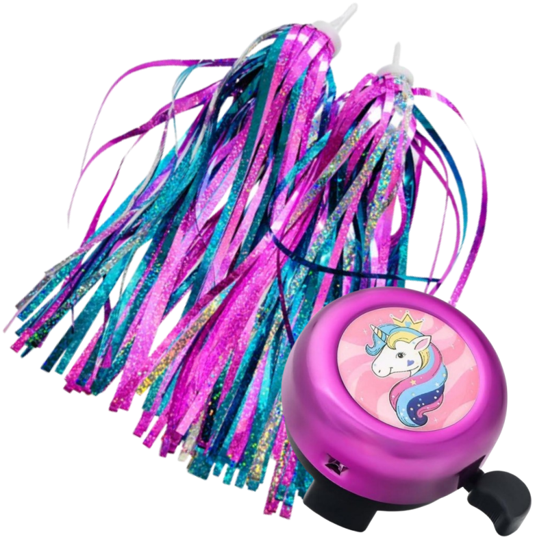 1 Juego de campanas y serpentinas para bicicleta, molinete de bicicleta para niños y niñas, accesorios coloridos de decoración para bicicletas para niños, de navidad: Borgoña