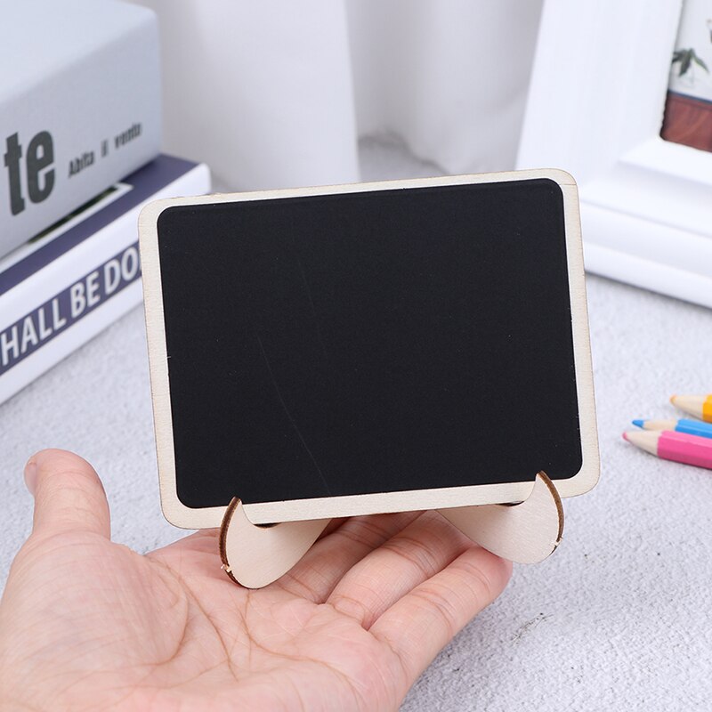 Wooden Mini Blackboard Chalkboard For 1/6 1/12 Dollhouse Miniature Accessories