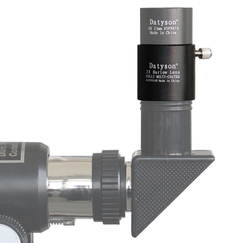 Datyson-accesorios para telescopio astronómico, extensor 2X de 0.965 pulgadas, 5P9916B, cristal óptico totalmente de Metal