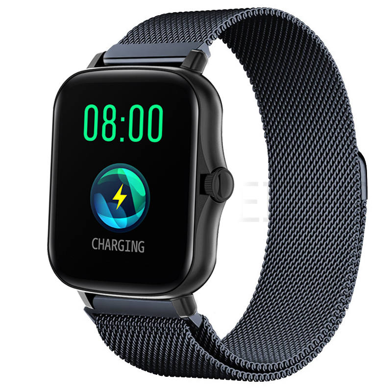 Bracelet de 20mm pour Amazfit GTS 4/3/2e/Mini/stratos 3/2 boucle magnétique en métal 22mm Bracelet de montre Amazfit Gtr 4/3/pro/2e/bip-u-s-lite: Lumière blanc Pur / 18mm