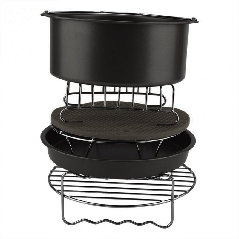 Tomotato Moule à Gâteau, Friteuse à Air Moule Gâteau Friteuse en Fer