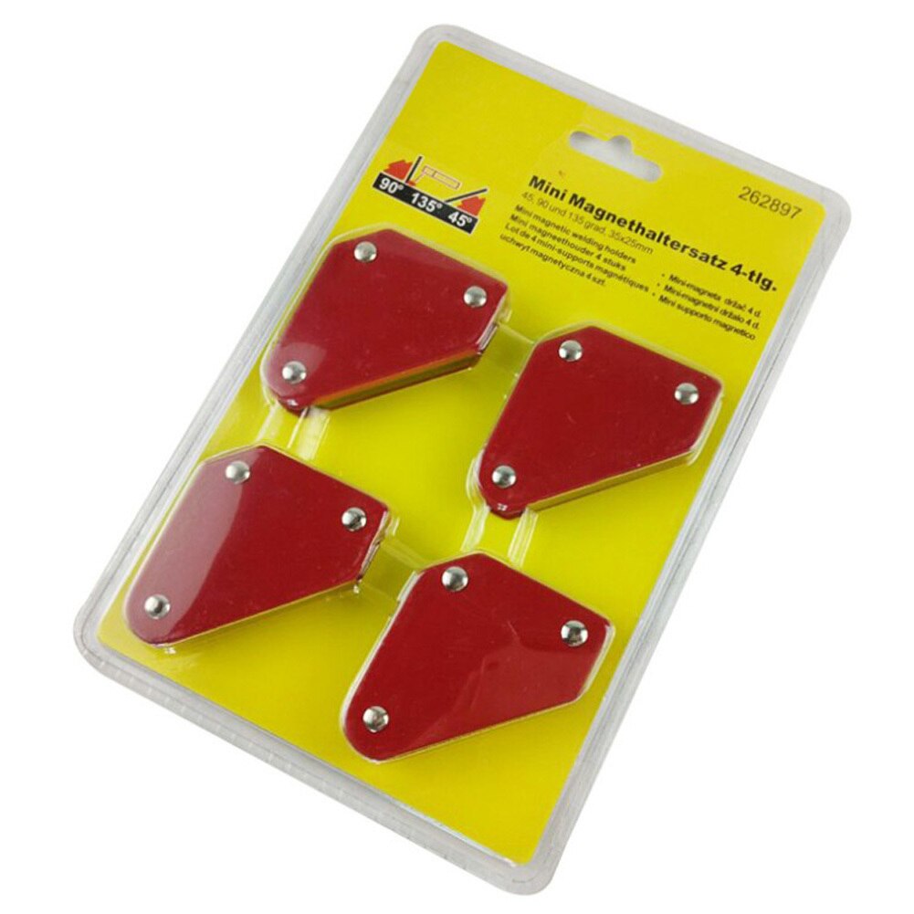 9LB 4 Pcs Mini Triangle Welding Equipment Magnetic Welding Positioner Without Switch