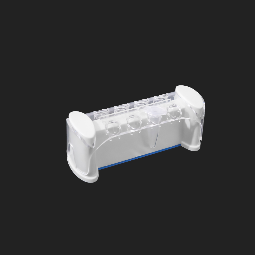 8-Well Magnetic Stand for 1.5mL/2mL Tubes - Detachable Centrifuge Tube Rack with Strong Magnets