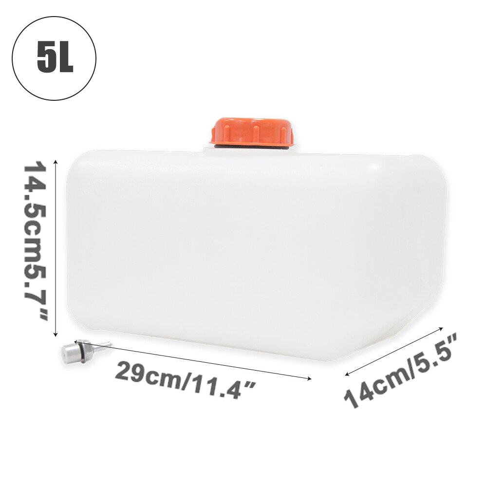FDIK 5L réservoir de carburant en plastique canettes de rechange Diesel essence stockage d'huile pour Webasto Eberspacher Air Diesel chauffage de stationnement accessoire: FT-02-5L