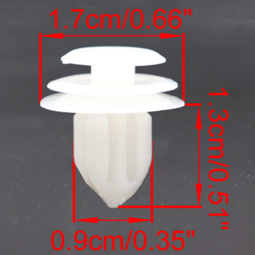 Panel embellecedor de tarjeta de puerta de coche, forro de Pilar, Clip Interior, sujetador de remache para Honda Accord Civic Jazz Integra Stepwgn CR-V 2003 -
