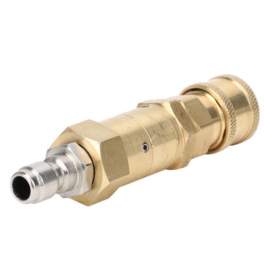 Pressure Washer High Pressure Washer Adapter 360 Degrees Rotation 1/4in Brass Quick Coupling Adapter Hidrolavadora Portatil