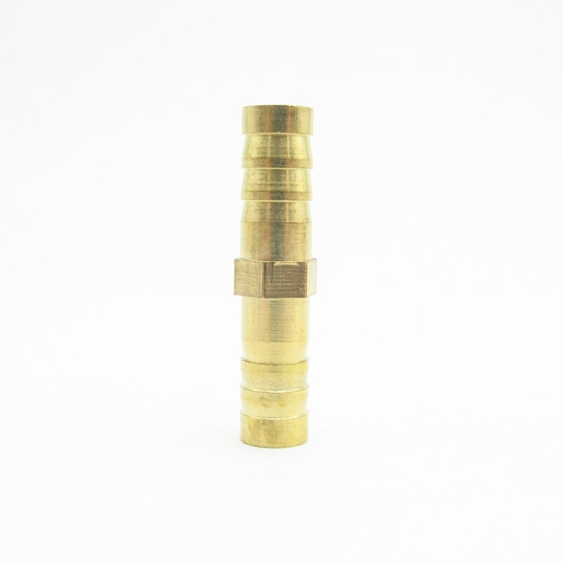 4mm 5mm 6mm 8mm 10mm 12mm 14mm 16mm 19mm 25mm schlauch Barb Gerade 2 Weg Messing Stacheldraht Rohr Fitting Koppler Stecker Adapter