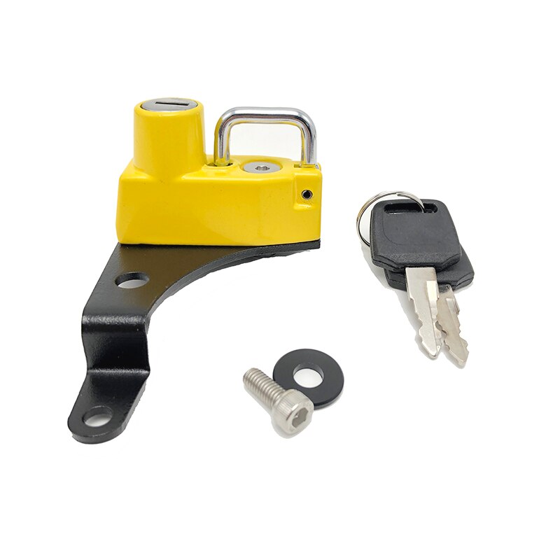 Motorrad Helm Lock Kit mit 2 Schlüssel für Suzuki SV650 /ABS Motorrad Helm Schloss Motorrad zubehör: Gelb
