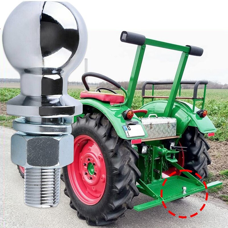 Śruba z łbem kulistym przyczepy 50MM M22 śruba z łbem kulowym robić 3500 LBS głowica z łbem kulistym