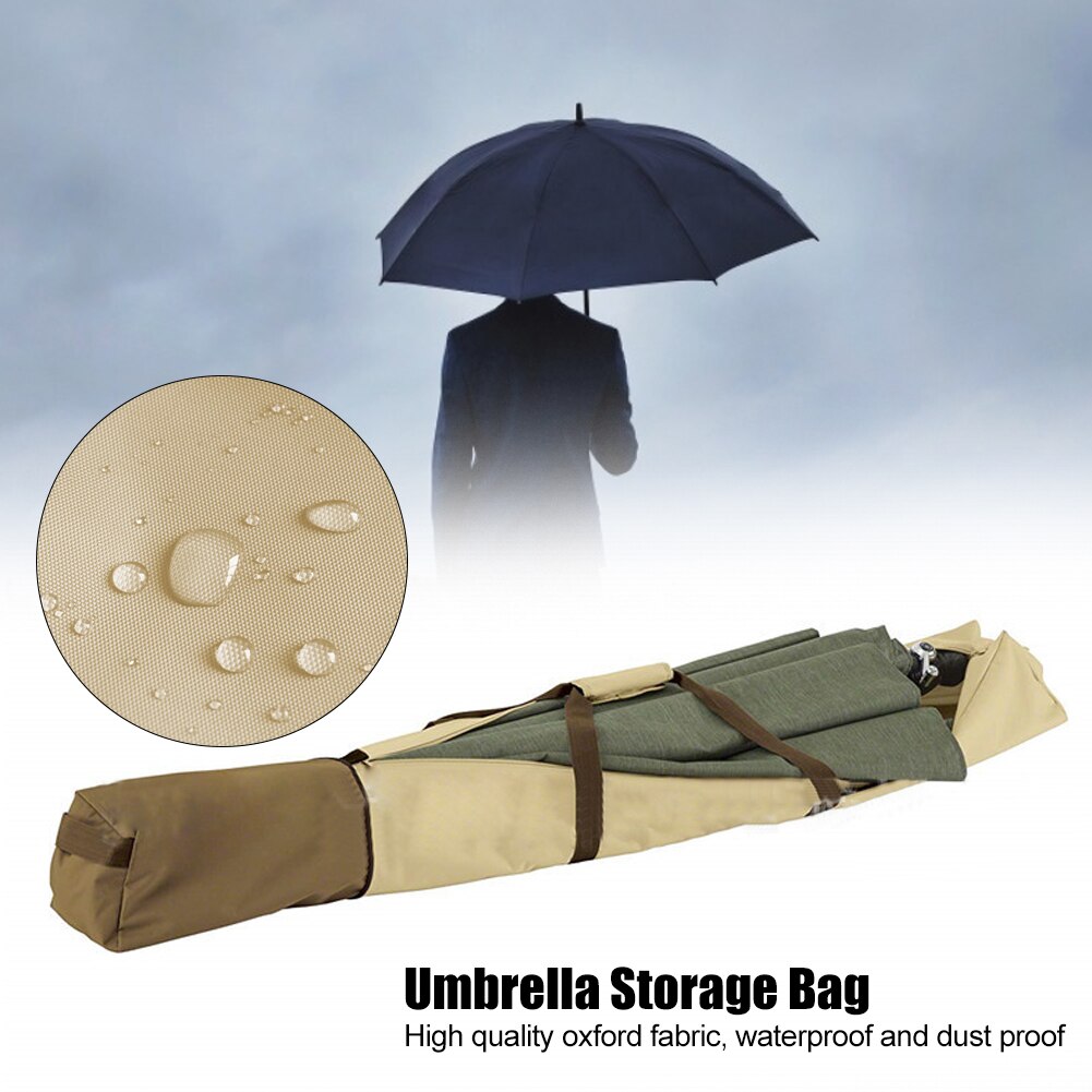 Vandtæt støvtæt foldbar hjemmepapir taske opbevaring bærepose beskyttende betræk til paraply med langt håndtag