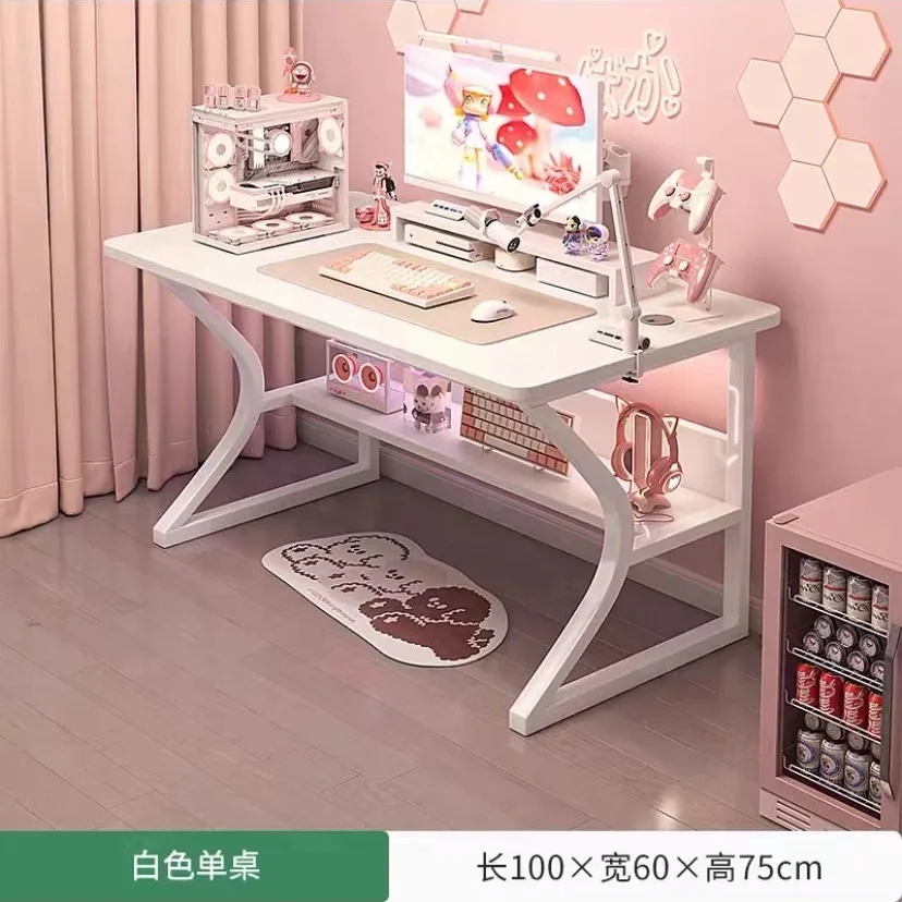 Spillebord til hjemmebrug, spillebord til leje, arbejdsbænk, simpelt skrivebord, studiebord, højt skrivebord: Violet/紫罗兰