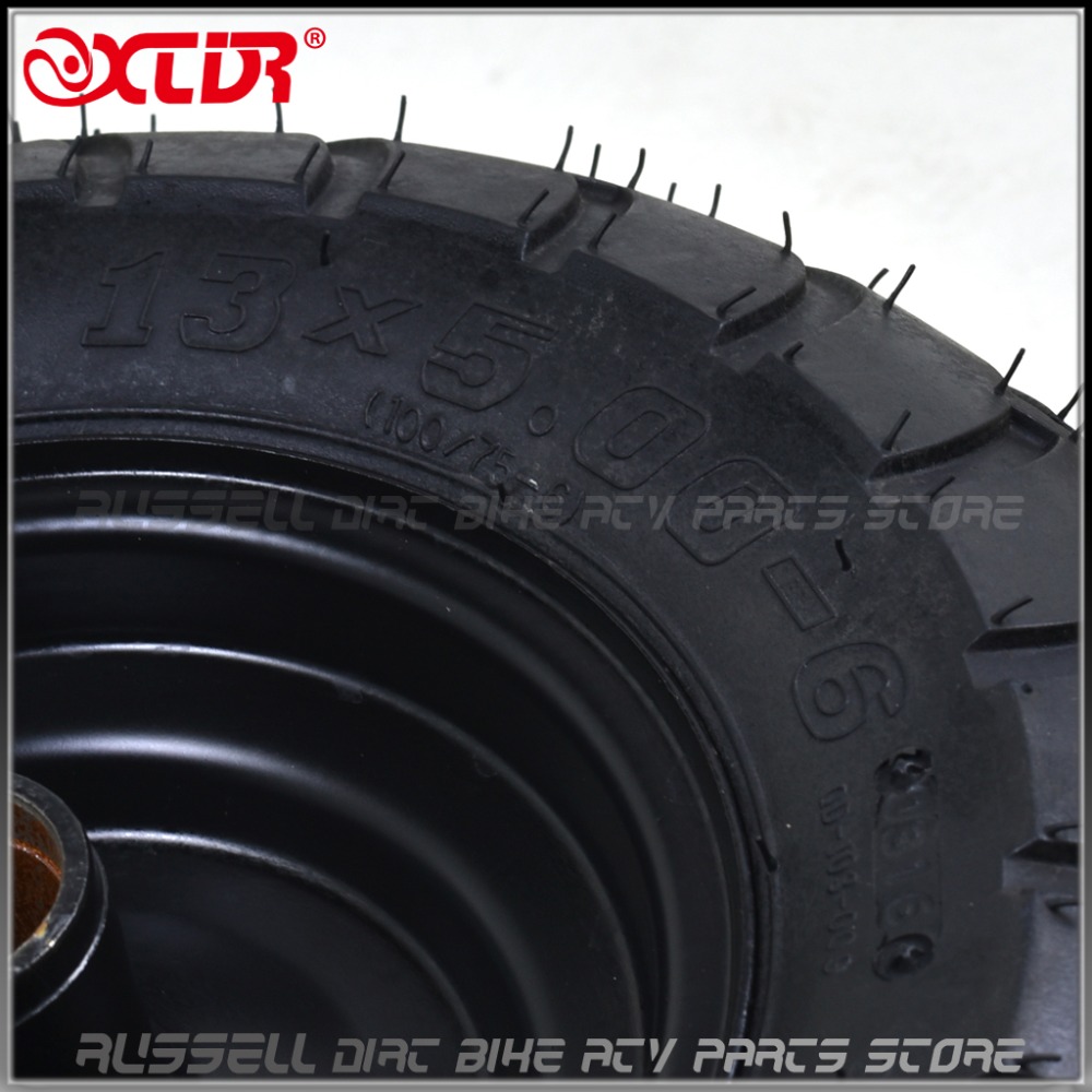 Pneus et roues Tubeless ATV QUAD Buggy | 13x5.00-6 tondeuse pour Buggy Go kart