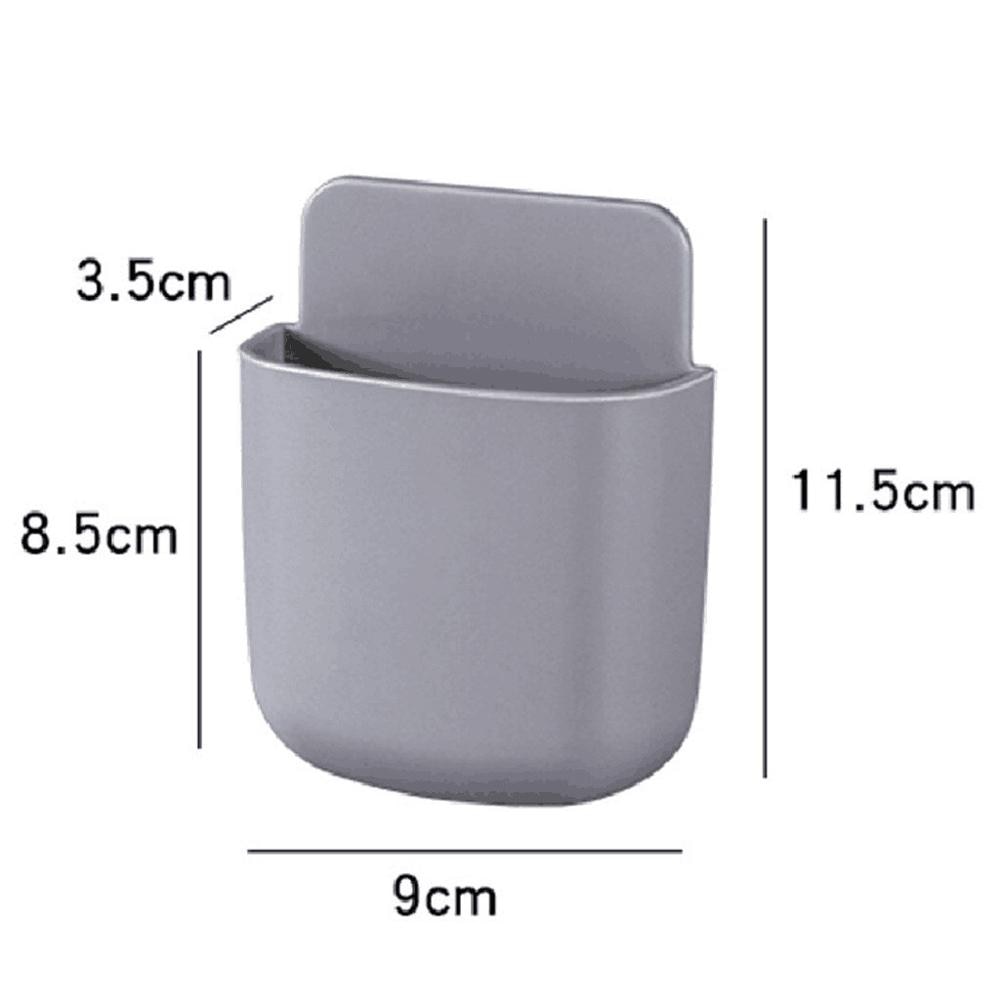 Remote Control Shelf Organize Wall Hanging Plastic Free Punch Box Kitchen Bedroom Rack Home Holder организатор &xs