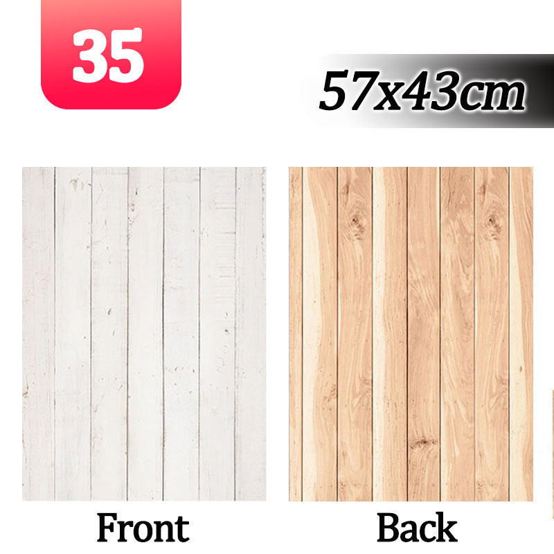 Fondos de fotografía de mármol 57*43CM 2 caras grano de madera foto fondo papel tapiz estudio productos impermeables accesorios fotográficos: violet