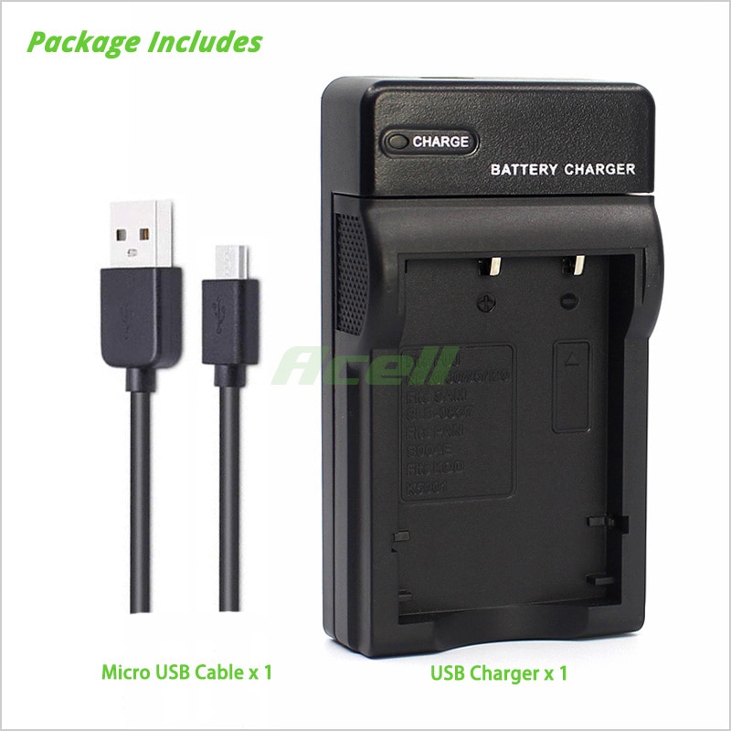 DLI-501 Battery USB Charger for BenQ GH680 GH680F GH688 GH688F GH800 GH888 Camera