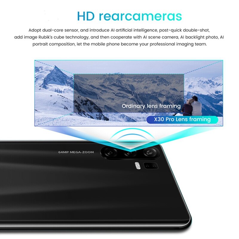 X30 Pro Telefoon 512Mb + 4Gb 5.0 Inch Fhd + Ultra Fullview Display Android 4.0 1200Mah Batterij dual Card Slot Telefoon