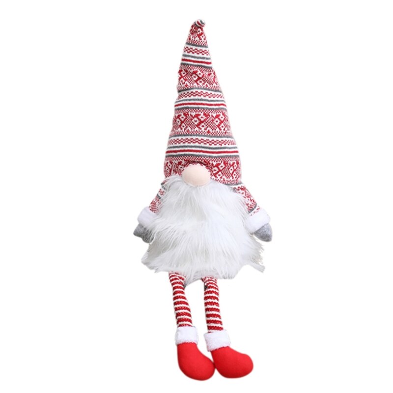 Julgran topper våren snöflinga svensk tomte tomte prydnad dekorationer: 5 ac 304704- r