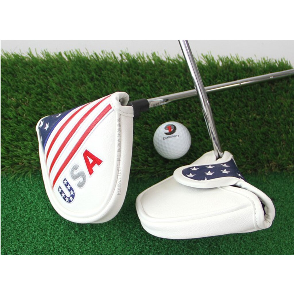 Golf Putter Headcover Standaard Pu Club Head Cover Voor Mallet Center Putter Golf Accessoires