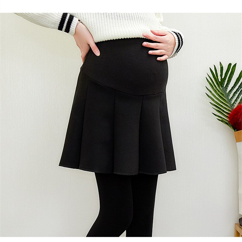 pregnancy skirts maternity high-waisted worsted skirt spring and autumn style mother winter wear pregnant women loose wear