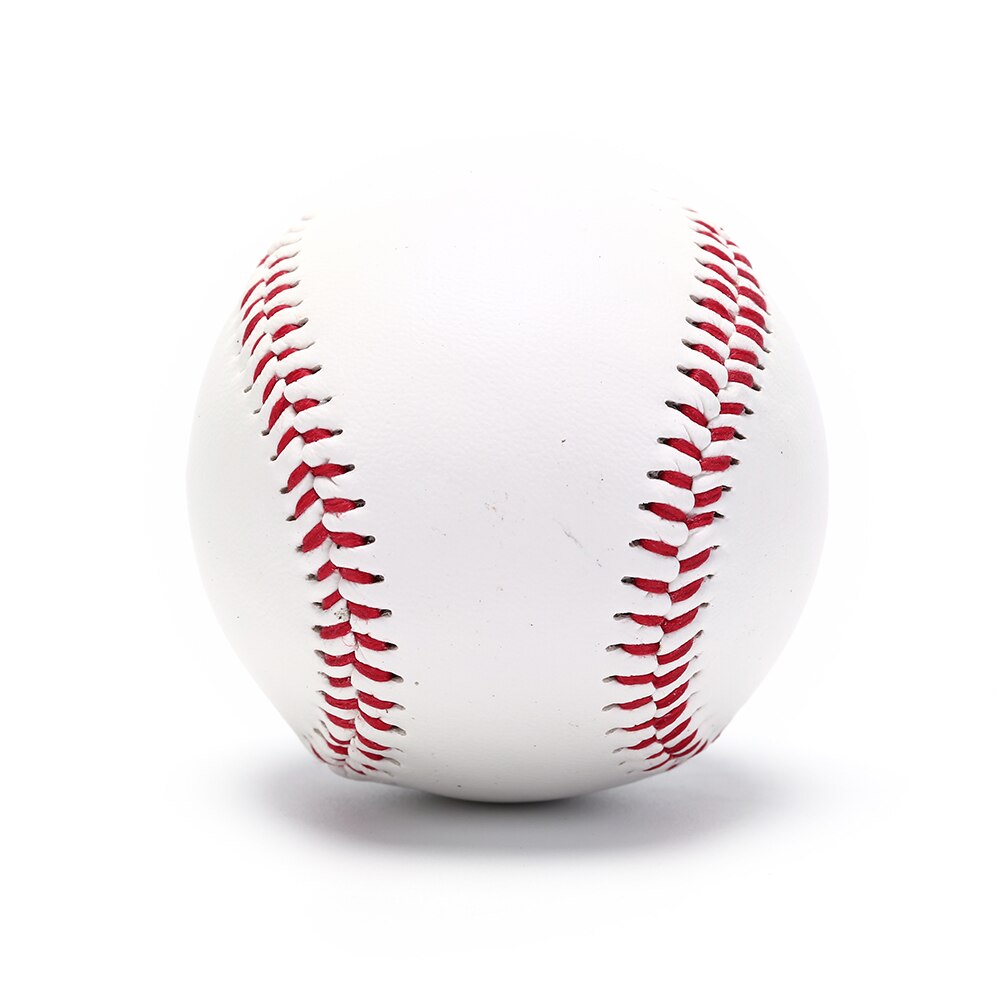 Balles de baseball de 9 pouces avec revêtement en pvc et intérieur en caoutchouc souple et dur, entraînement au softball