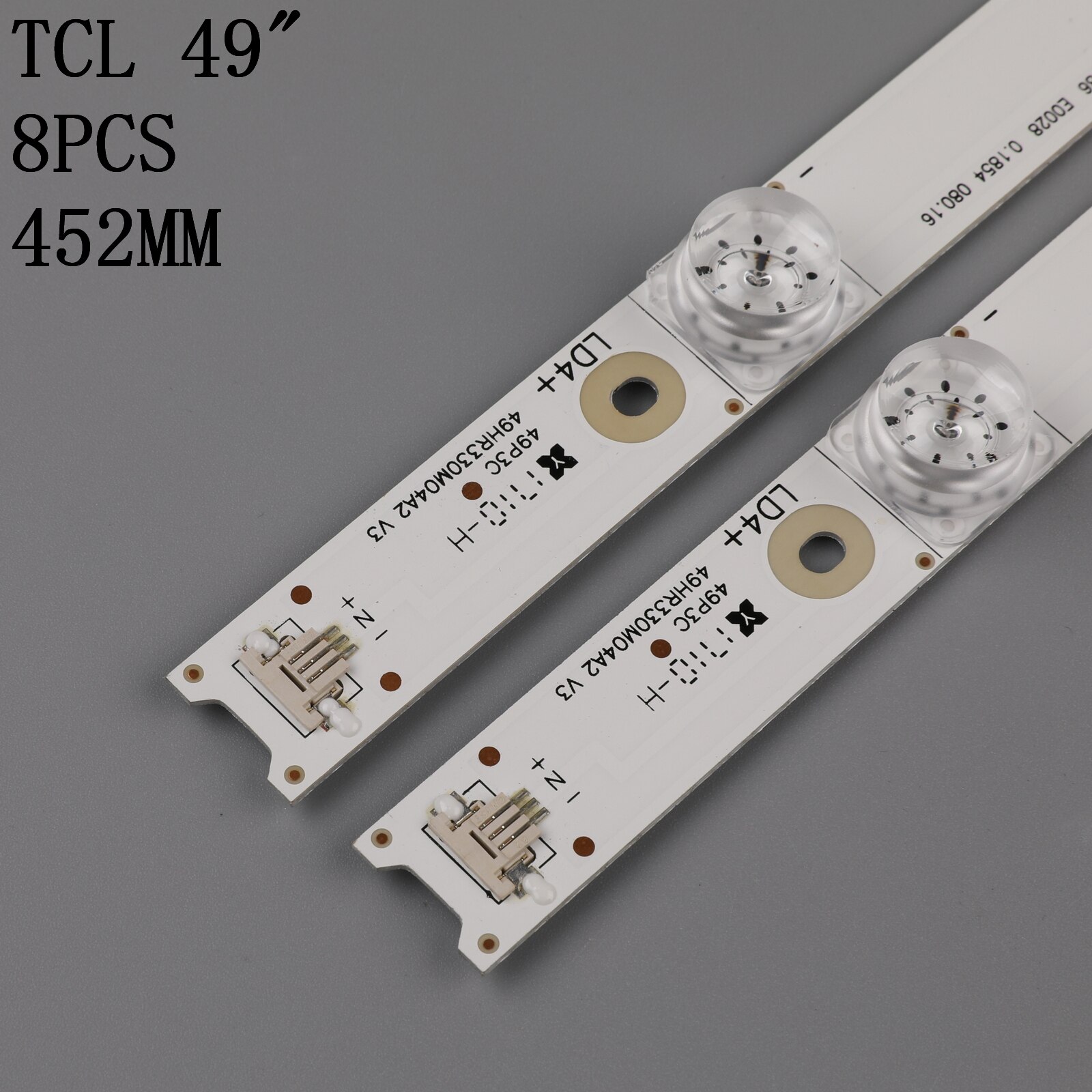 8Pieces/lot FOR K430WDC1 A1 4708-K43WDC-A1113N11 43BDL4012 LED BAR 3LED 39CM 6V