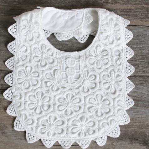 Commercio tutto'ingrosso 10 pz marca nuovo 2018 Del bambino Delle Ragazze 100% Del Merletto Del Cotone Bavaglini Panni del rutto 0-3anno: 4