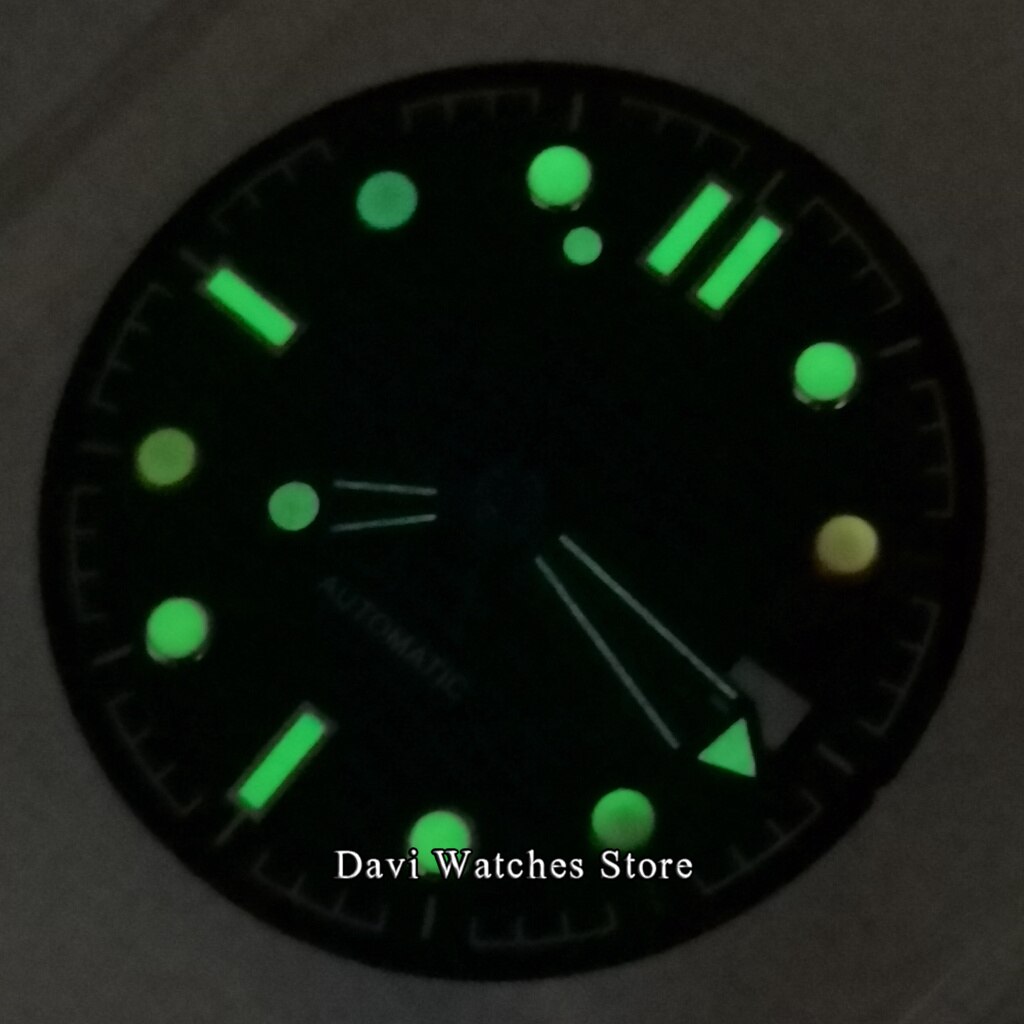 31Mm Steriele Blue Wijzerplaat + Horloge Handen Fit NH35 NH36 Beweging Horloge Onderdelen