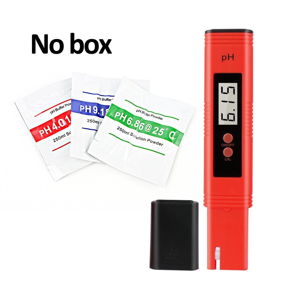 Rz Ph Meter Water Hydrocultuur Digitale Ph Tester Pen 0.01 Hoge Nauwkeurigheid Met 0-14 Ph Bereik Huishoudelijke Drinken zwembad Aquarium: PH-127-RE-SIM