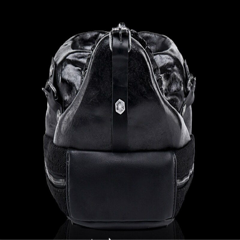 Mochila com caveira tridimensional personalidade, nova moda multi-função, mochila ao ar livre
